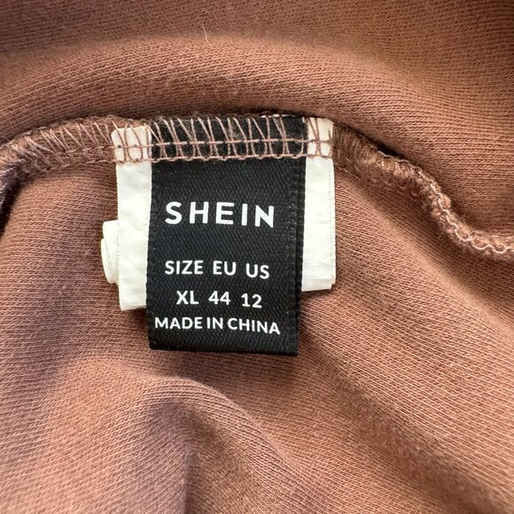 SHEIN Women’s Basic Mini Skirt Duo – Size XL – Black & Taupe – Stretchy Skirt - Picture 5 of 6